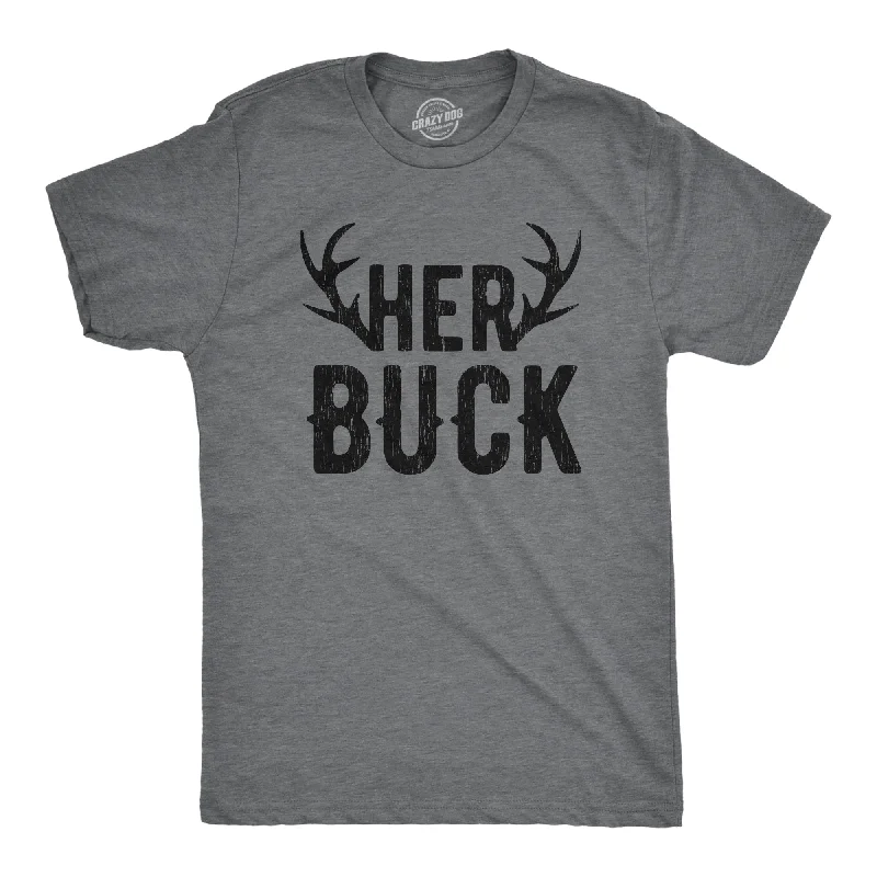 Men's lightweight performance t - shirts for running marathonsHer Buck Men's T Shirt Men's lightweight performance t - shirts for running marathonsHer Buck Men's T Shirt