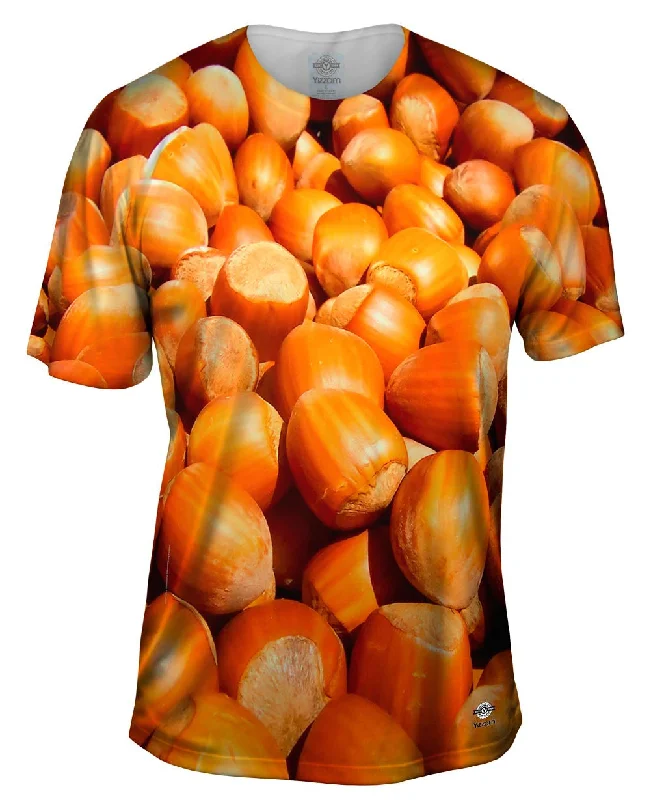 Men's plus - size pocket t - shirts with a classic lookHoliday Hazelnuts