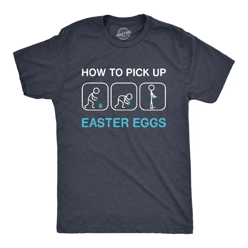 Men's antimicrobial t - shirts for odor - free freshness during travelHow To Pick Up Easter Eggs Men's T Shirt Men's antimicrobial t - shirts for odor - free freshness during travelHow To Pick Up Easter Eggs Men's T Shirt