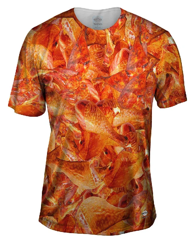 Men's plus - size pocket t - shirts with a classic lookHuge Turkey Leg