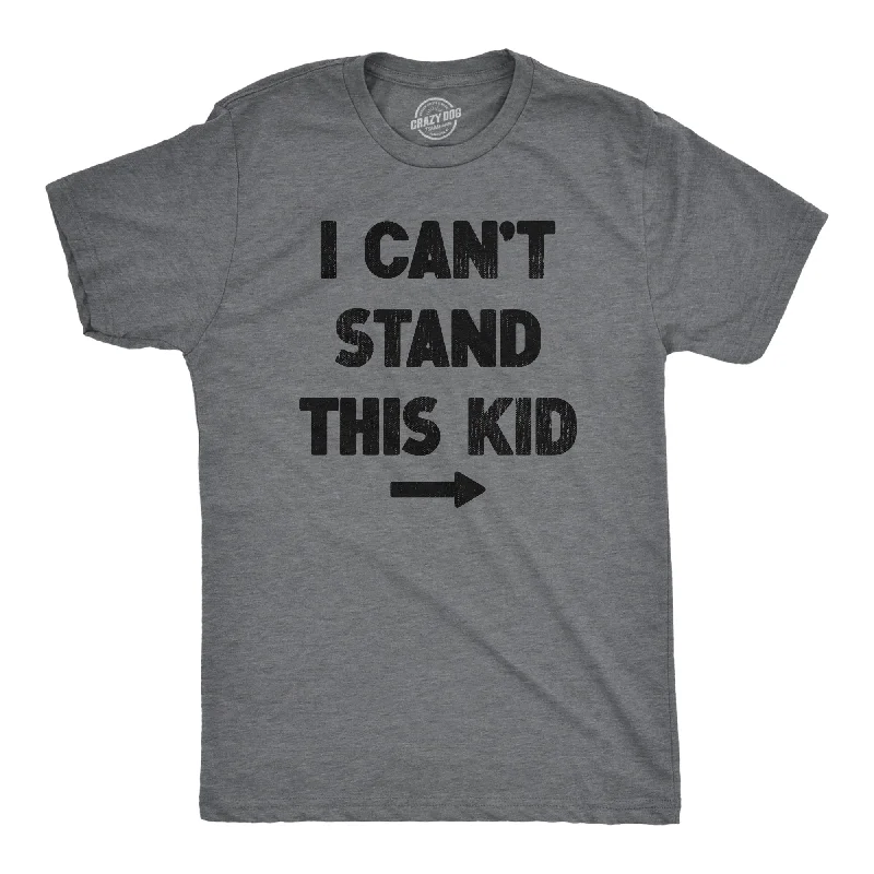 Men's slim - fit graphic t - shirts with vintage rock band printsI Cant Stand This Kid Men's T Shirt