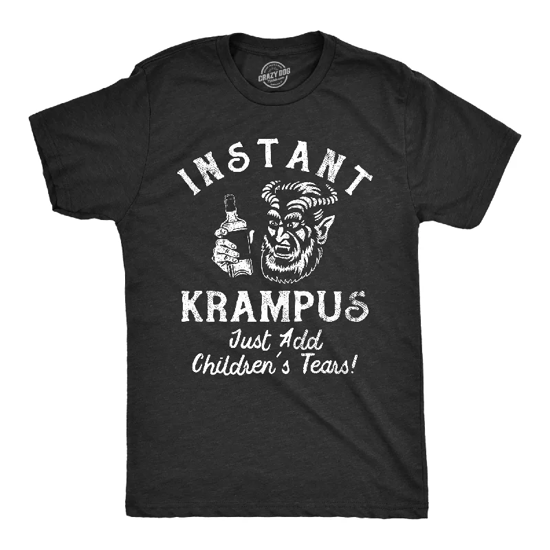 Men's antimicrobial t - shirts for odor - free freshness during travelInstant Krampus Just Add Childrens Tears Men's T Shirt Men's antimicrobial t - shirts for odor - free freshness during travelInstant Krampus Just Add Childrens Tears Men's T Shirt