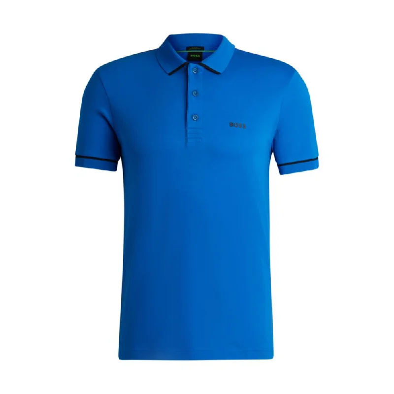 Men's ribbed t - shirts with a textured finish for added styleInterlock-cotton slim-fit polo shirt with contrast trims Men's ribbed t - shirts with a textured finish for added styleInterlock-cotton slim-fit polo shirt with contrast trims