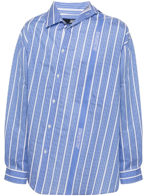 Men's eco - friendly recycled t - shirts for sustainable fashion choicesJacquemus Men's Shirts Clear blue Men's eco - friendly recycled t - shirts for sustainable fashion choicesJacquemus Men's Shirts Clear blue