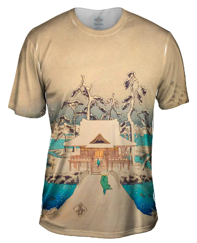 Men's UV - protection t - shirts for outdoor activities in the sunJapan - Utagawa Hiroshige - "Benten Shrine" Men's UV - protection t - shirts for outdoor activities in the sunJapan - Utagawa Hiroshige - "Benten Shrine"