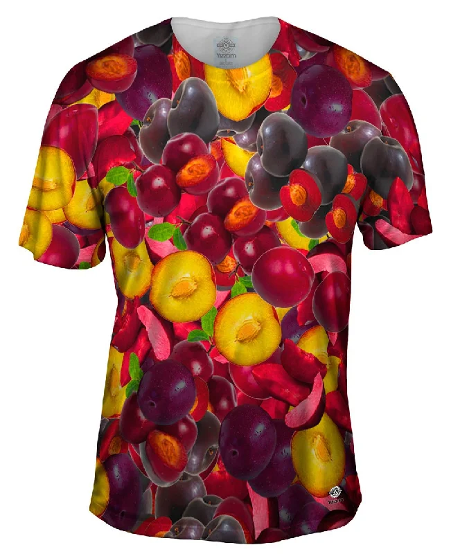 Men's distressed denim - look t - shirts with a rugged appealJuicy Plumbs Jumbo