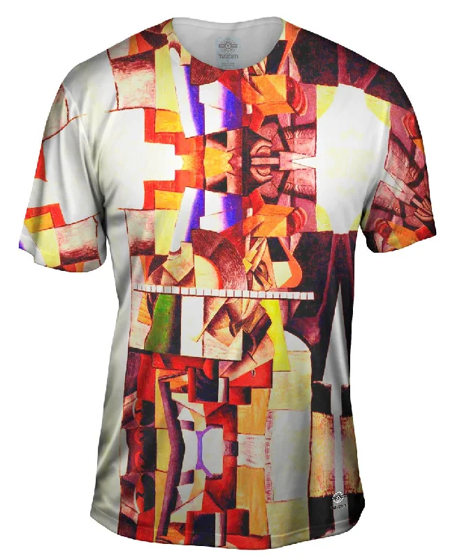 Men's tie - dye t - shirts with a bohemian styleKazimir Malevich - "Portrait of Matiushin" (1913) Men's tie - dye t - shirts with a bohemian styleKazimir Malevich - "Portrait of Matiushin" (1913)