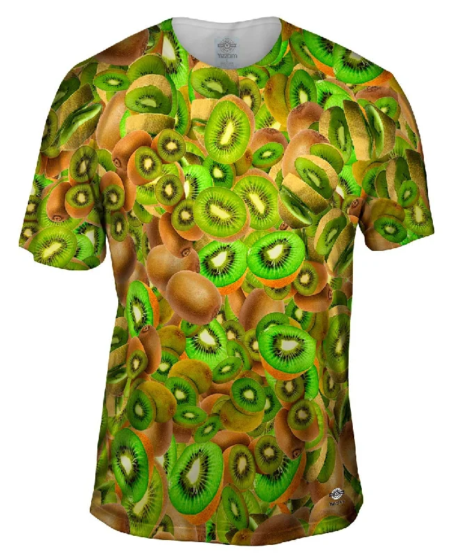 Men's lightweight performance t - shirts for running marathonsKiwi Jumbo
