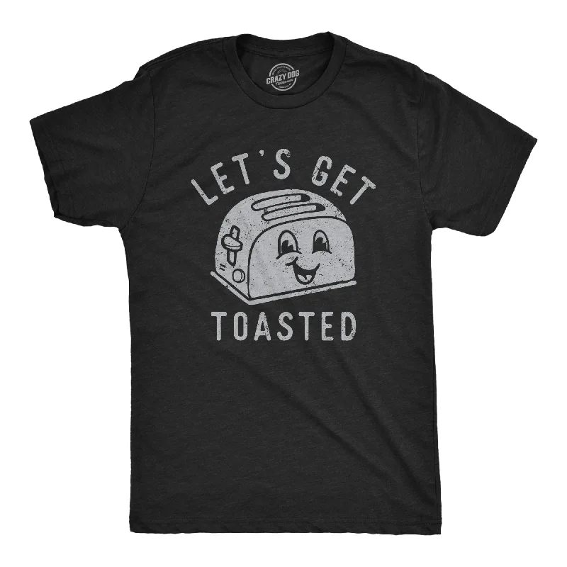 Men's distressed denim - look t - shirts with a rugged appealLets Get Toasted Men's T Shirt Men's distressed denim - look t - shirts with a rugged appealLets Get Toasted Men's T Shirt