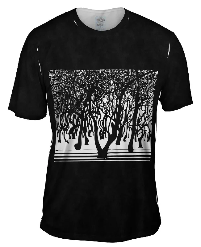 Men's v - neck muscle t - shirts for a body - building aestheticM.C.Escher - "Wood Near Menton" (1921) Men's v - neck muscle t - shirts for a body - building aestheticM.C.Escher - "Wood Near Menton" (1921)