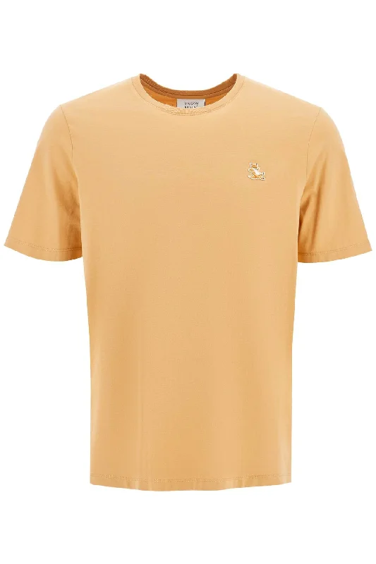 Men's lightweight performance t - shirts for running marathonsMaison Kitsune Men's Chillax Fox Patch T-Shirt Men's lightweight performance t - shirts for running marathonsMaison Kitsune Men's Chillax Fox Patch T-Shirt