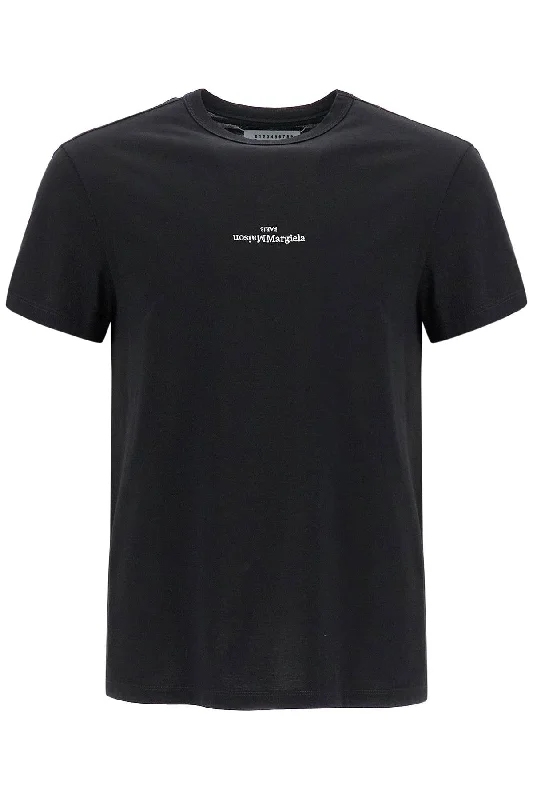 Men's thermal t - shirts with a high - neck design for cold weatherMaison Margiela Men's 'Reverse Logo T-Shirt With Men's thermal t - shirts with a high - neck design for cold weatherMaison Margiela Men's 'Reverse Logo T-Shirt With