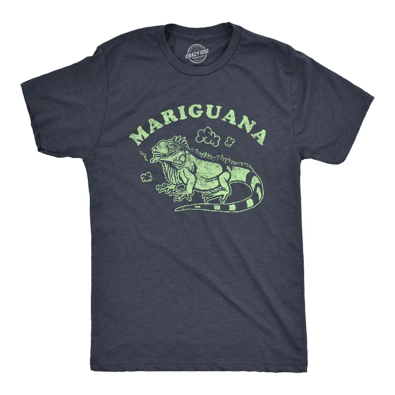 Men's mock - neck t - shirts with a modern and sleek styleMariguana Men's T Shirt