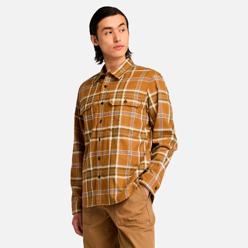 Men's plus - size pocket t - shirts with a classic lookMen's Flap Pocket Plaid Overshirt Men's plus - size pocket t - shirts with a classic lookMen's Flap Pocket Plaid Overshirt