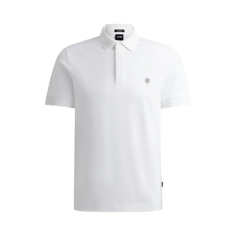 Men's moisture - wicking athletic t - shirts for intense workoutsMercerized-cotton polo shirt with double monogram Men's moisture - wicking athletic t - shirts for intense workoutsMercerized-cotton polo shirt with double monogram