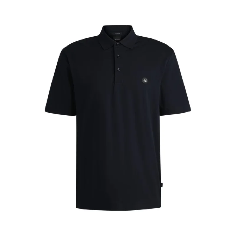 Men's tie - dye t - shirts with a bohemian styleMercerized-cotton polo shirt with double monogram Men's tie - dye t - shirts with a bohemian styleMercerized-cotton polo shirt with double monogram