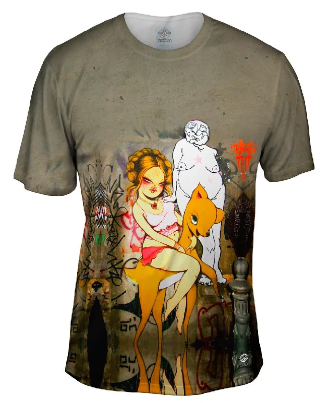 Men's thermal t - shirts with a high - neck design for cold weatherMiss Van Graffiti