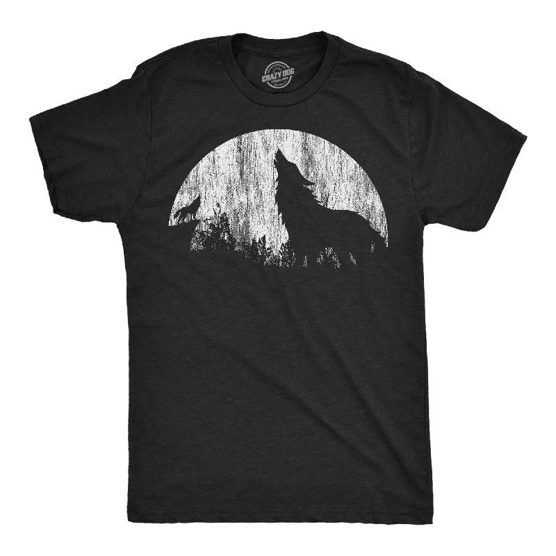 Men's antimicrobial t - shirts for odor - free freshness during travelMoon Wolves Men's T Shirt Men's antimicrobial t - shirts for odor - free freshness during travelMoon Wolves Men's T Shirt