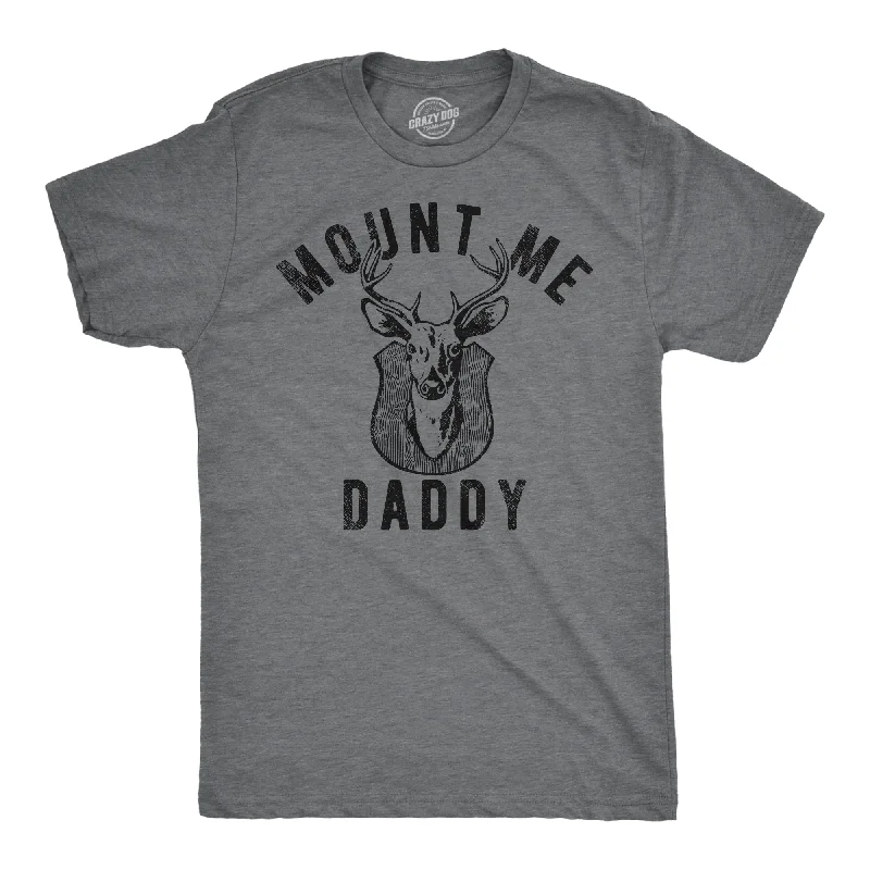 Men's smart - casual checkered t - shirts for semi - formal occasionsMount Me Daddy Men's T Shirt Men's smart - casual checkered t - shirts for semi - formal occasionsMount Me Daddy Men's T Shirt