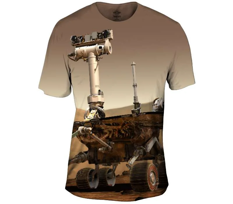 Men's v - neck muscle t - shirts for a body - building aestheticNASA Mars Rover
