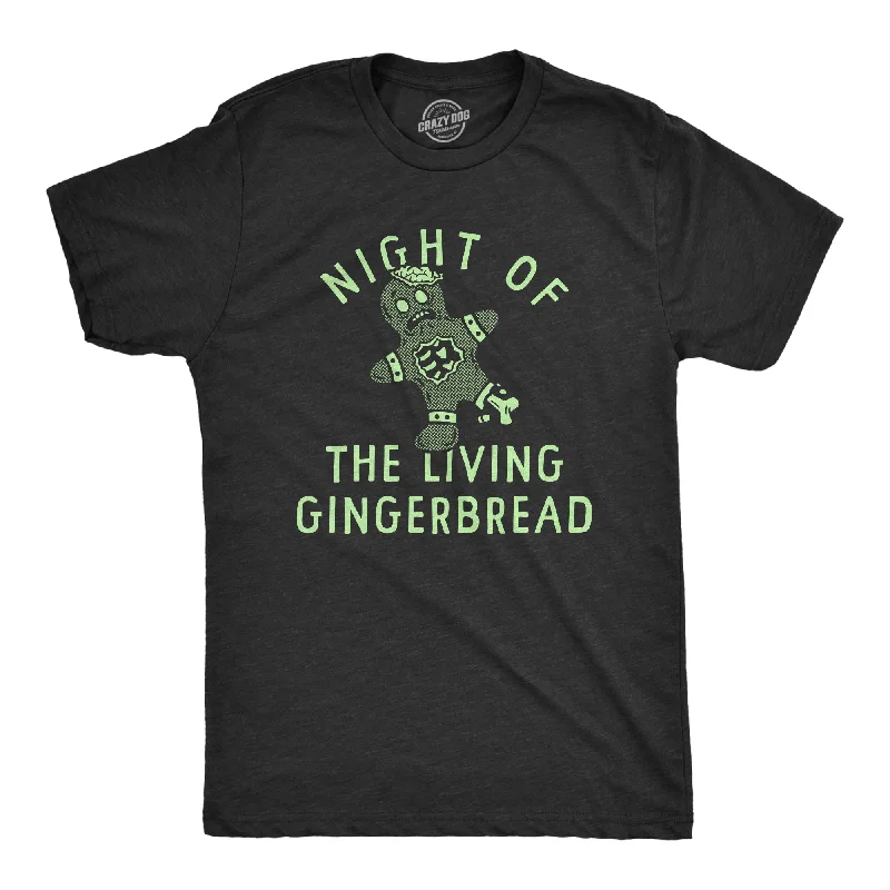 Men's antimicrobial t - shirts for odor - free freshness during travelNight Of The Living Gingerbread Men's T Shirt