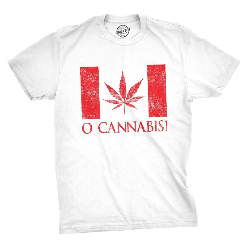 Men's distressed denim - look t - shirts with a rugged appealO Cannabis Men's T Shirt Men's distressed denim - look t - shirts with a rugged appealO Cannabis Men's T Shirt