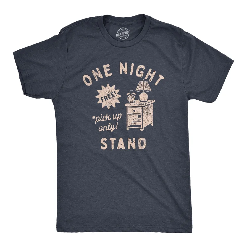 Men's slim - fit graphic t - shirts with vintage rock band printsOne Night Stand Men's T Shirt Men's slim - fit graphic t - shirts with vintage rock band printsOne Night Stand Men's T Shirt