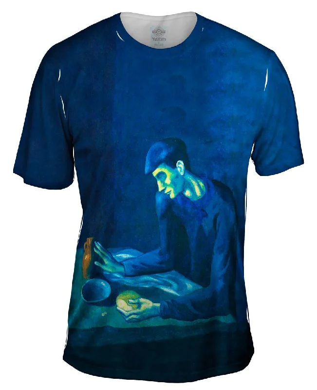 Men's UV - protection t - shirts for outdoor activities in the sunPablo Picasso - "The Blind Mans Meal" (1903) Men's UV - protection t - shirts for outdoor activities in the sunPablo Picasso - "The Blind Mans Meal" (1903)