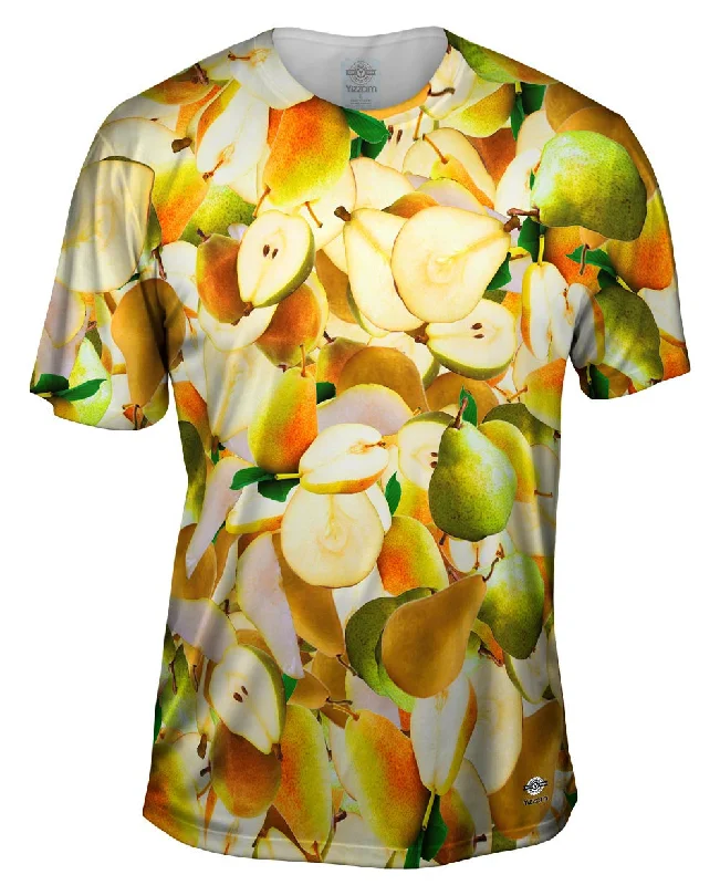 Men's ribbed t - shirts with a textured finish for added stylePears Jumbo