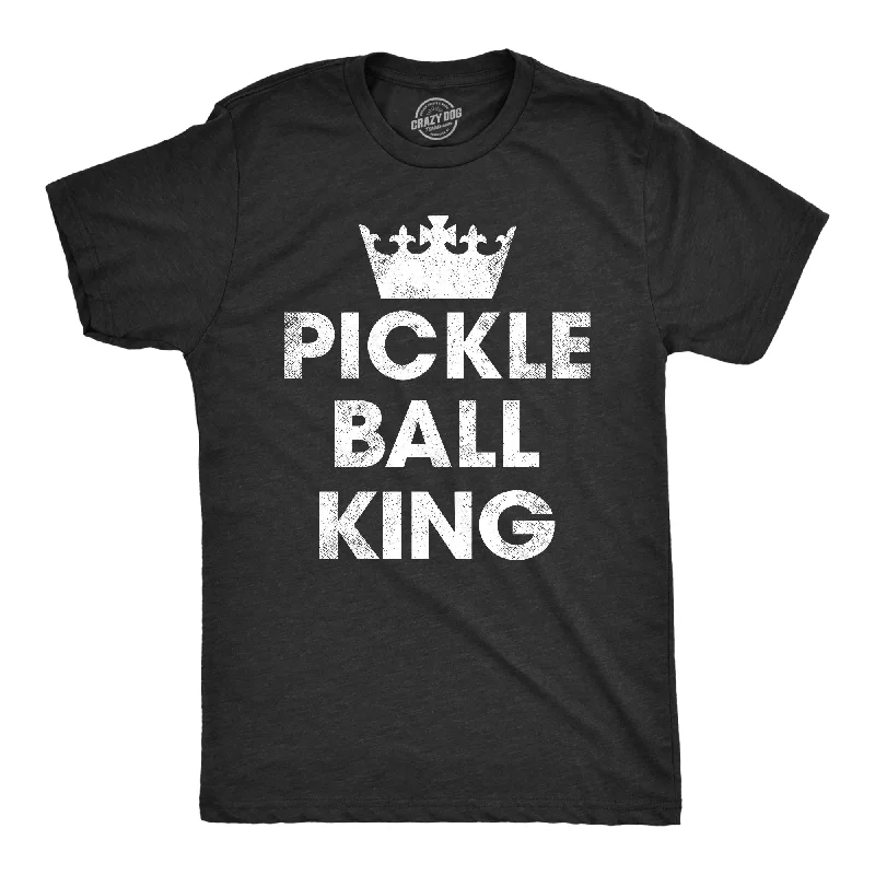 Men's long - sleeve henley t - shirts with button - down placketsPickle Ball King Men's T Shirt Men's long - sleeve henley t - shirts with button - down placketsPickle Ball King Men's T Shirt