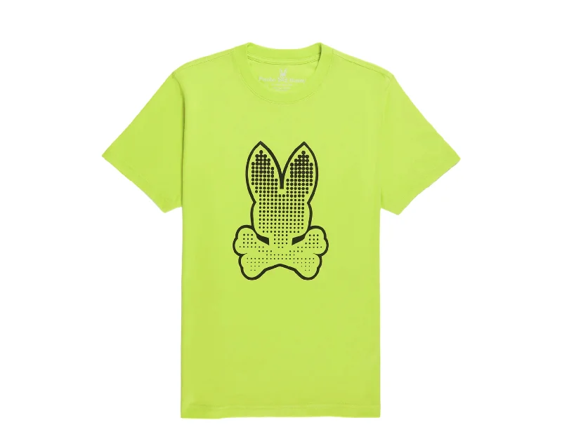 Men's eco - friendly recycled t - shirts for sustainable fashion choicesPsycho Bunny Men's Strype Graphic Tee Lime Granita B6U811X1PC-LMG Men's eco - friendly recycled t - shirts for sustainable fashion choicesPsycho Bunny Men's Strype Graphic Tee Lime Granita B6U811X1PC-LMG