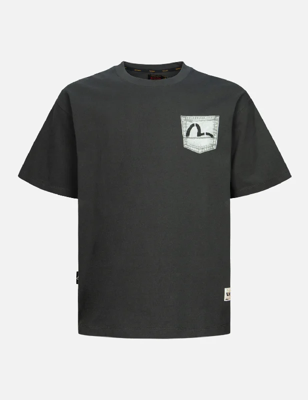 Men's short - sleeve linen t - shirts for summer beach outingsRealistic Digital Print Relax Fit T-shirt Men's short - sleeve linen t - shirts for summer beach outingsRealistic Digital Print Relax Fit T-shirt