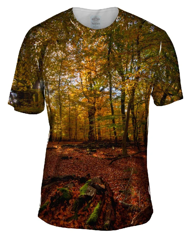 Men's moisture - wicking athletic t - shirts for intense workoutsRedforest Bed
