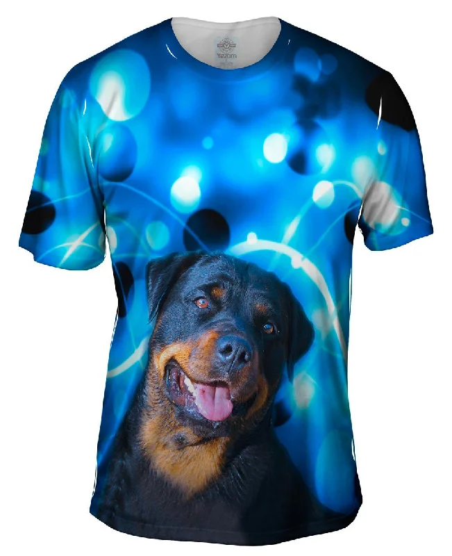 Men's slim - fit graphic t - shirts with vintage rock band printsRottweiler Trance Dance Men's slim - fit graphic t - shirts with vintage rock band printsRottweiler Trance Dance
