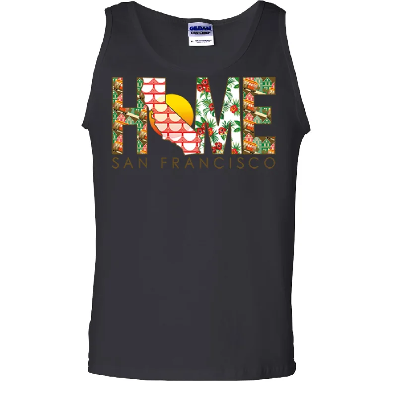 Men's v - neck muscle t - shirts for a body - building aestheticSan Francisco Home Asst Colors Tank Top Men's v - neck muscle t - shirts for a body - building aestheticSan Francisco Home Asst Colors Tank Top
