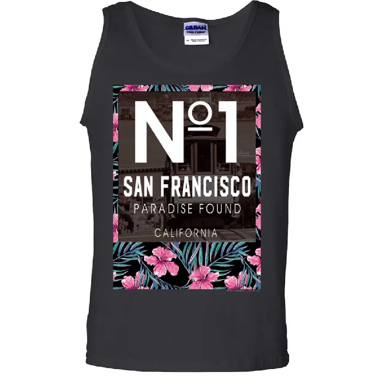 Men's UV - protection t - shirts for outdoor activities in the sunSan Francisco No. 1 Paradise Found California Asst Colors Tank Top Men's UV - protection t - shirts for outdoor activities in the sunSan Francisco No. 1 Paradise Found California Asst Colors Tank Top