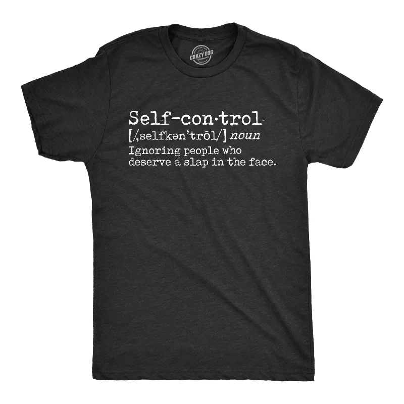 Men's antimicrobial t - shirts for odor - free freshness during travelSelf Control Definition Men's T Shirt Men's antimicrobial t - shirts for odor - free freshness during travelSelf Control Definition Men's T Shirt