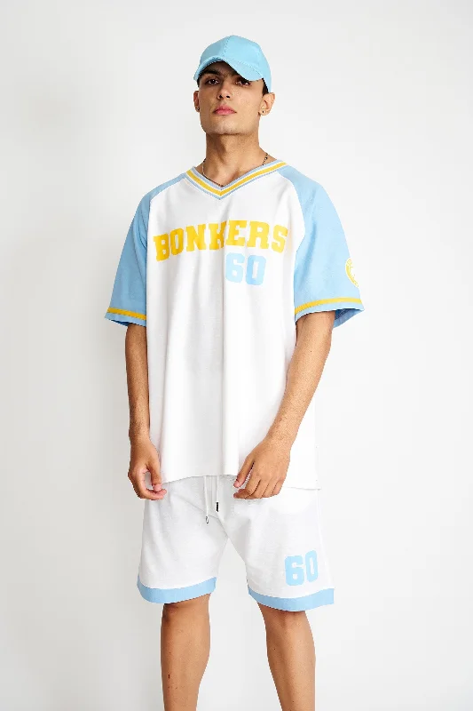 Men's polo t - shirts with a contrast collar for a preppy lookSignature Baller Oversized Jersey Set Men's polo t - shirts with a contrast collar for a preppy lookSignature Baller Oversized Jersey Set