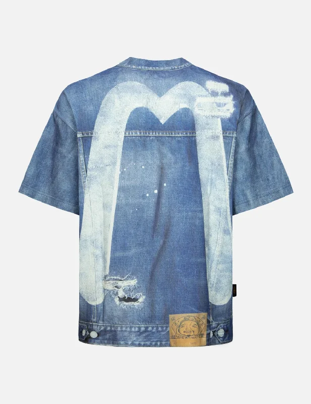 Men's UV - protection t - shirts for outdoor activities in the sunSimulated Digital Print Loose Fit T-Shirt Men's UV - protection t - shirts for outdoor activities in the sunSimulated Digital Print Loose Fit T-Shirt
