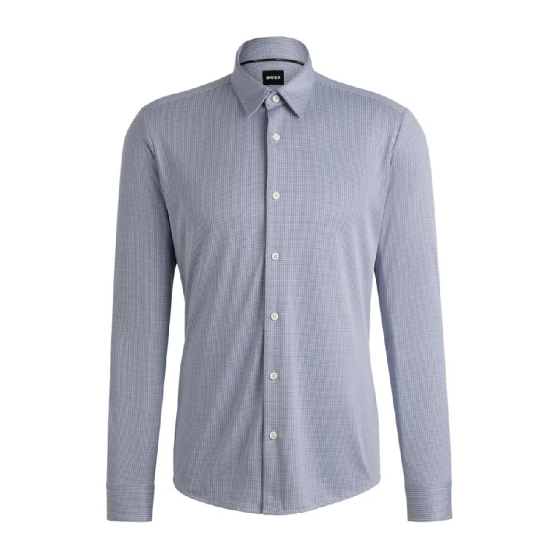 Men's plus - size pocket t - shirts with a classic lookSlim-fit shirt in patterned performance fabric Men's plus - size pocket t - shirts with a classic lookSlim-fit shirt in patterned performance fabric