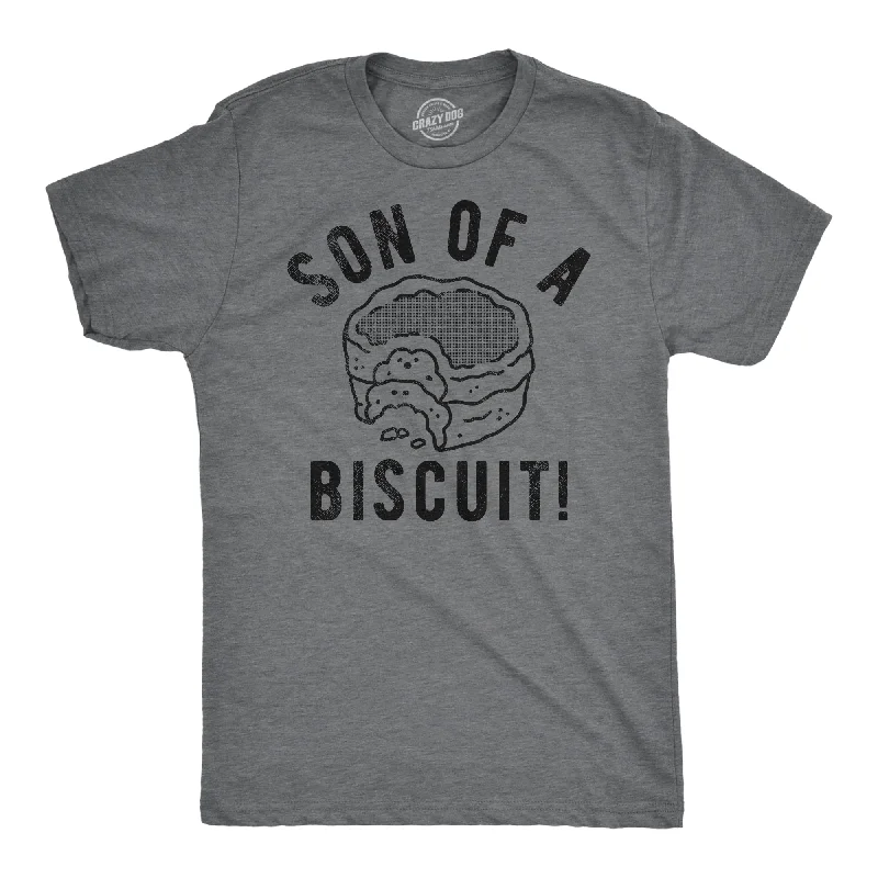 Men's short - sleeve linen t - shirts for summer beach outingsSon Of A Biscuit Men's T Shirt Men's short - sleeve linen t - shirts for summer beach outingsSon Of A Biscuit Men's T Shirt