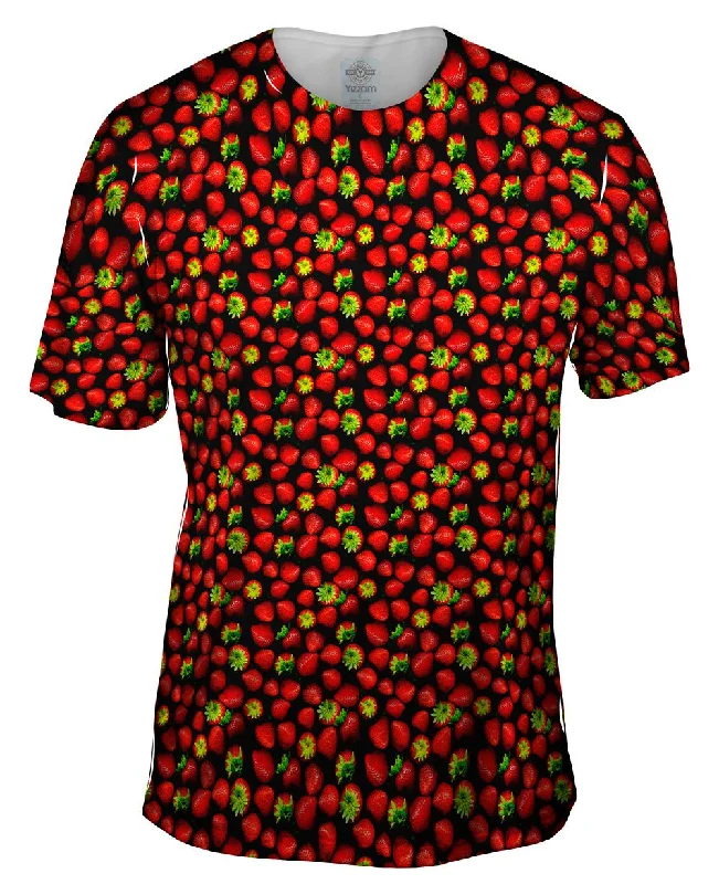 Men's antimicrobial t - shirts for odor - free freshness during travelStrawberry Sky Men's antimicrobial t - shirts for odor - free freshness during travelStrawberry Sky