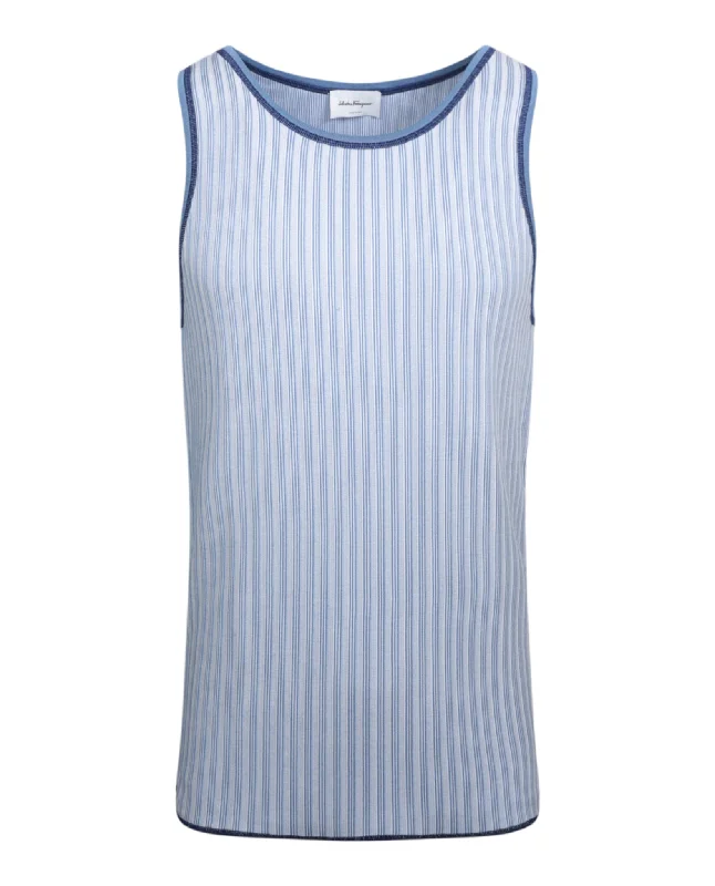 Men's long - sleeve henley t - shirts with button - down placketsStriped Knit Tank Top Men's long - sleeve henley t - shirts with button - down placketsStriped Knit Tank Top