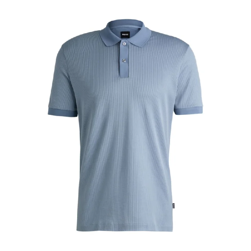 Men's short - sleeve linen t - shirts for summer beach outingsStructured-cotton polo shirt with solid trims Men's short - sleeve linen t - shirts for summer beach outingsStructured-cotton polo shirt with solid trims