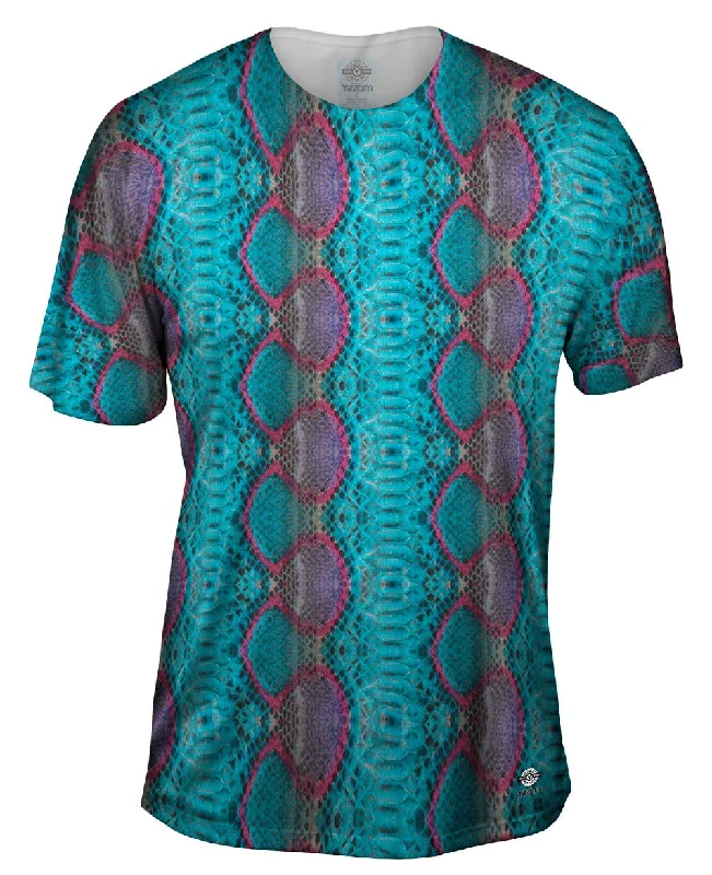 Men's v - neck muscle t - shirts for a body - building aestheticSunrise Snake Bi Color Skin Pattern Men's v - neck muscle t - shirts for a body - building aestheticSunrise Snake Bi Color Skin Pattern