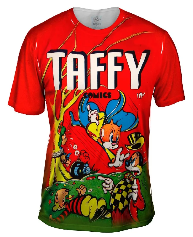Men's mock - neck t - shirts with a modern and sleek styleSuper Squirrel Comic Retro Men's mock - neck t - shirts with a modern and sleek styleSuper Squirrel Comic Retro