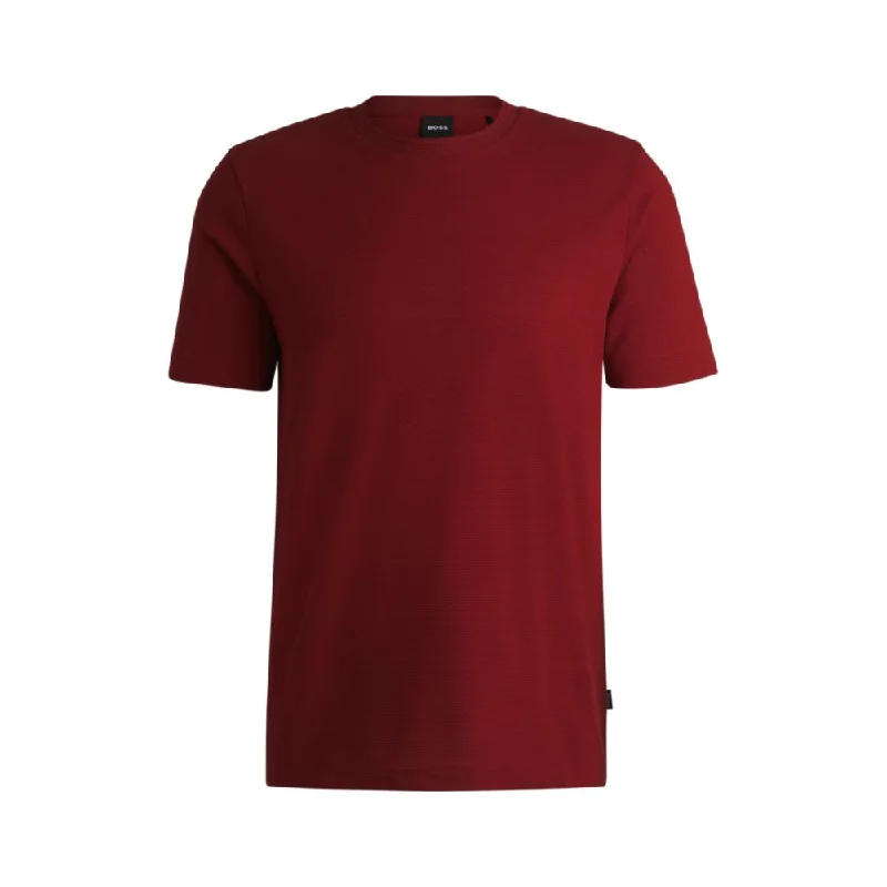 Men's polo t - shirts with a contrast collar for a preppy lookT-shirt with bubble-jacquard structure Men's polo t - shirts with a contrast collar for a preppy lookT-shirt with bubble-jacquard structure