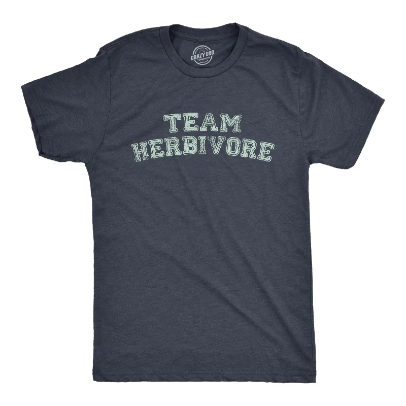 Men's eco - friendly recycled t - shirts for sustainable fashion choicesTeam Herbivore Men's T Shirt