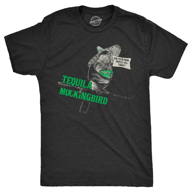 Men's ribbed t - shirts with a textured finish for added styleTequila Mockingbird Men's T Shirt Men's ribbed t - shirts with a textured finish for added styleTequila Mockingbird Men's T Shirt