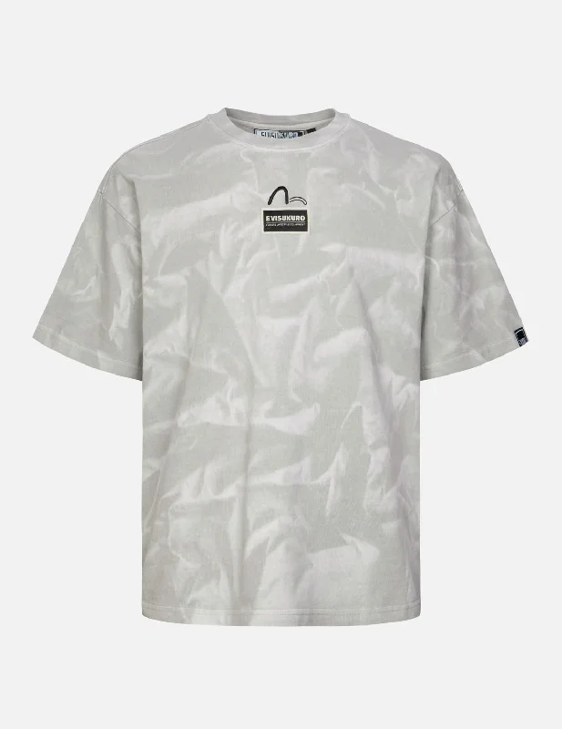 Men's tie - dye t - shirts with a bohemian styleTie-Dye with Seagull Loose Fit T-shirt Men's tie - dye t - shirts with a bohemian styleTie-Dye with Seagull Loose Fit T-shirt